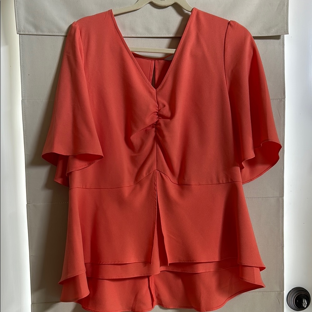 Elegant Coral Women's Top by Laurie Felt.